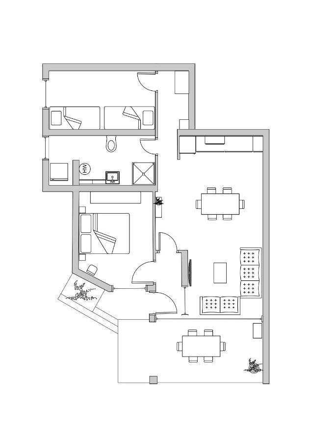 Apartman Luka Kaštela Екстериор снимка